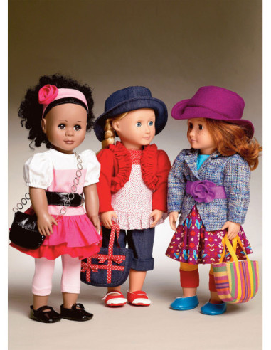 Patrón de ropa para muñecas - McCall's 8524
