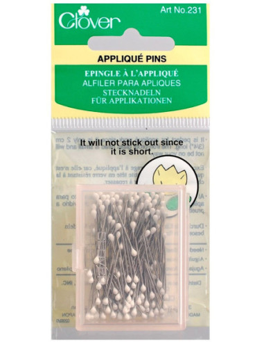 Caja de 150 alfileres para aplicación Clover