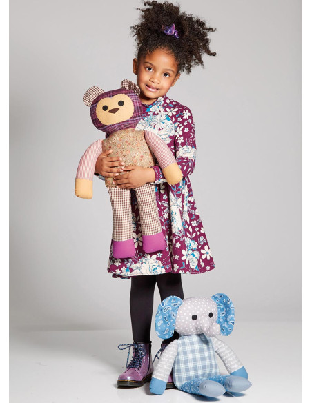 Patrón de animales de peluche - McCall's 8333