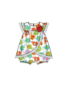 Patrón de pelele para bebé - McCall's 7107 2