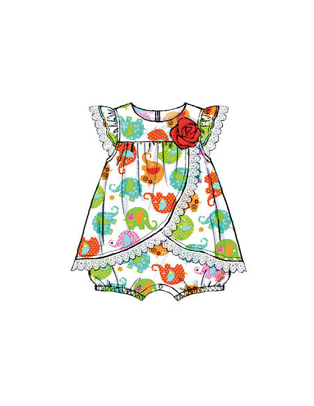 Patron de barboteuse bébé - McCall's 7107