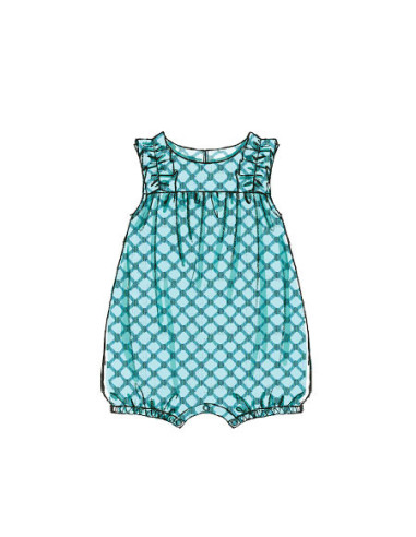 Patron de barboteuse bébé - McCall's 7107