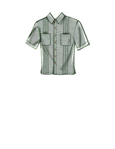 Patrón de camisas y sombrero - McCall's 8263 2