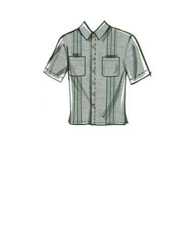 Patrón de camisas y sombrero - McCall's 8263