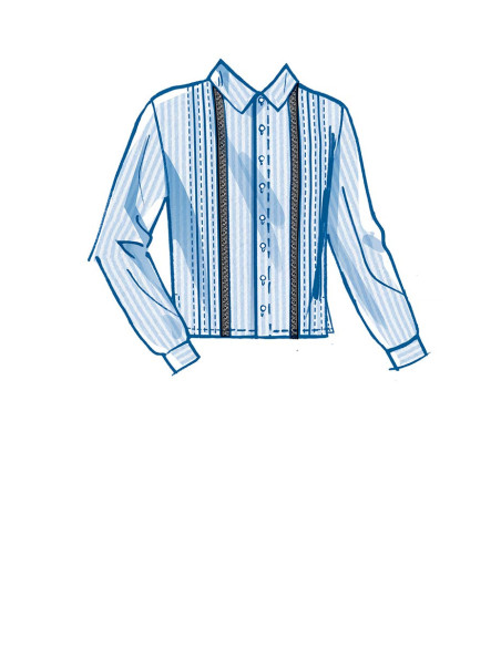 Patrón de camisas y sombrero - McCall's 8263