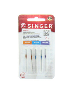 Agujas Singer para overlock surtidas