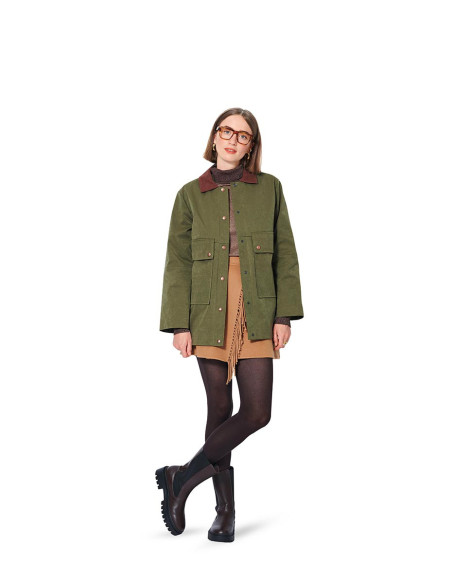 Patrón de chaqueta y abrigo - Burda 5941