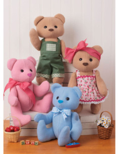 Patrón de peluches - McCall's 8547