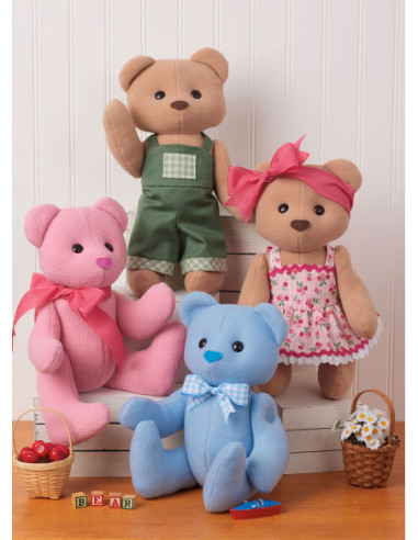 Patrón de peluches - McCall's 8547