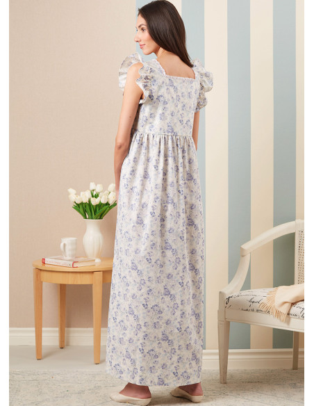 Patrón de bata, cinturón para atar y camisón - McCall's 8381