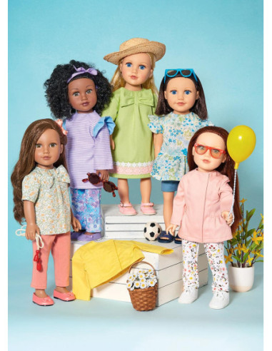 Patrón de ropa para muñeca - McCall's 8378