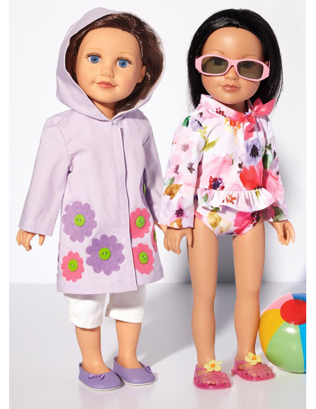 Patrón de ropa para muñecas - McCall's 8309