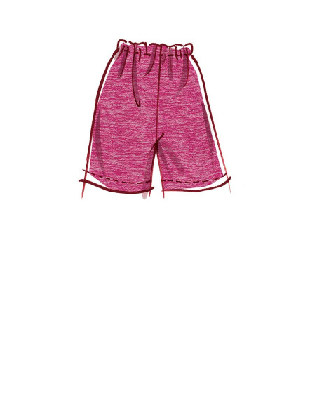 Patrón de blusa, vestido, pantalón corto y pantalón - McCall's 8160