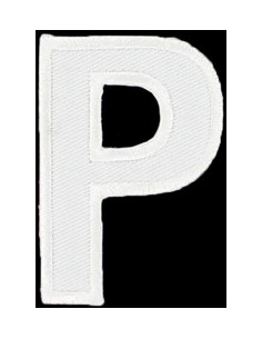 Parche termoadhesivo letra P