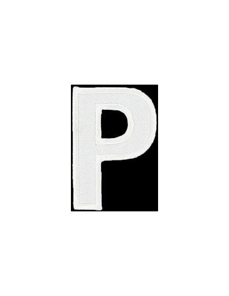 Parche termoadhesivo letra P