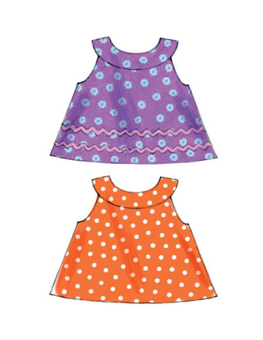 Patrón de blusa, vestidos, pantalones bombachos y pantalón - McCall's 6912