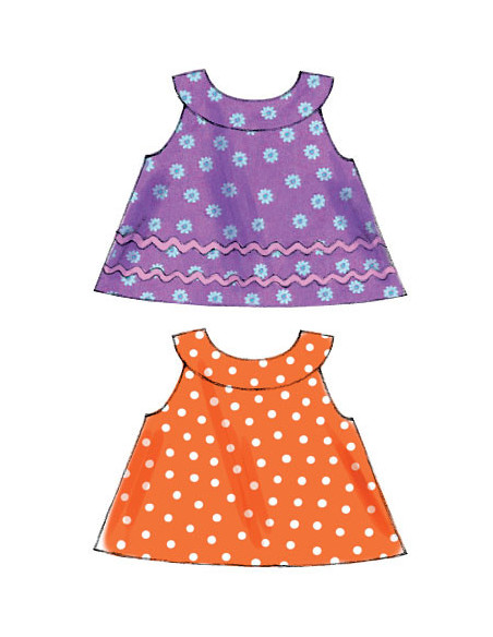 Patrón de blusa, vestidos, pantalones bombachos y pantalón - McCall's 6912
