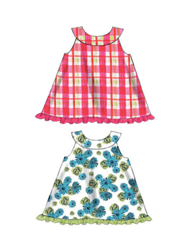 Patrón de blusa, vestidos, pantalones bombachos y pantalón - McCall's 6912