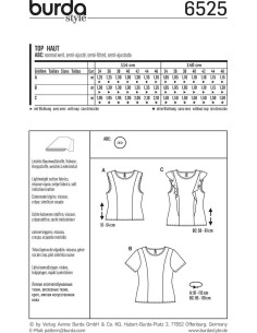 Patrón de blusa - Burda 6525 2