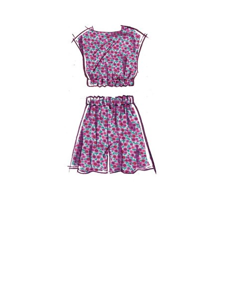 Patrón de blusas, faldas, shorts y pantalones - McCall's 8295