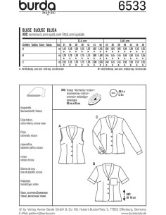 Patrón de blusa - Burda 6533 2