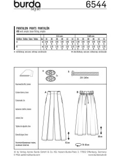 Patrón de pantalón - Burda 6544 2