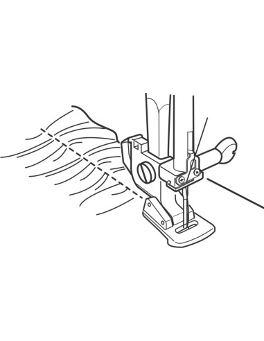 Prensatelas fruncidor Janome