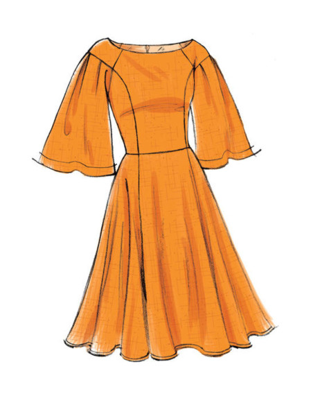 Patrón de vestidos - Vogue 9239