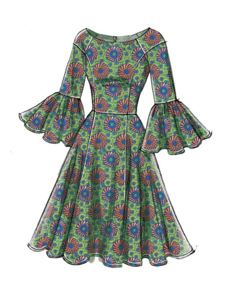 Patrón de vestidos - Vogue 9239