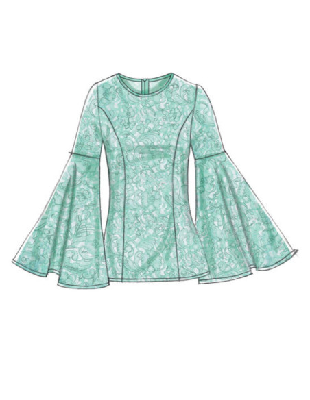 Patrón de blusas - Vogue 9243