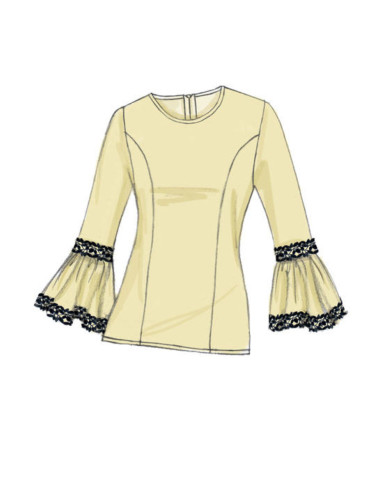 Patrón de blusas - Vogue 9243