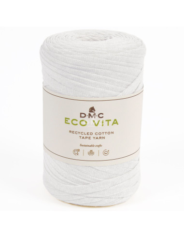 Coton recyclé Eco Vita Tape Yarn DMC