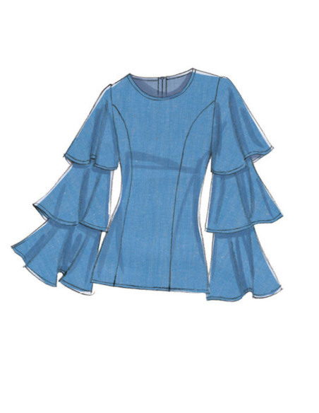 Patrón de blusas - Vogue 9243