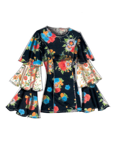 Patrón de blusas - Vogue 9243
