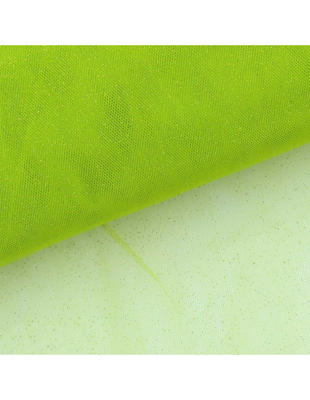 Tul brillante - Verde manzana