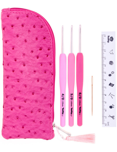 Estuche de 3 ganchillos Etimo Rose Tulip