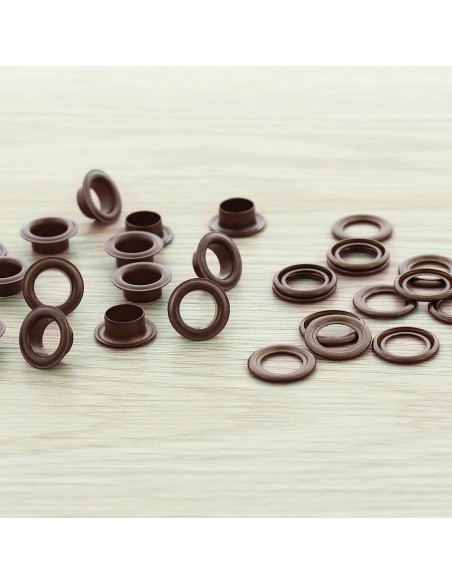 Bolsa de 100 ojales con arandelas de 8 mm - Cobre