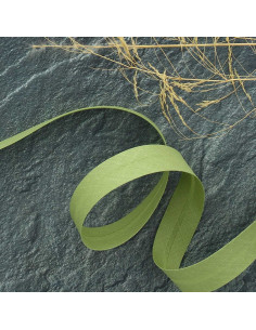 Biais tout textile polycoton - Tilleul