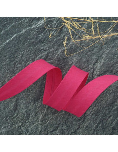 Biais tout textile polycoton - Fuchsia