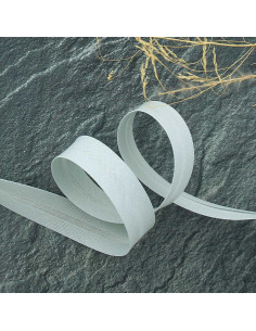 Biais tout textile polycoton - Gris nuage