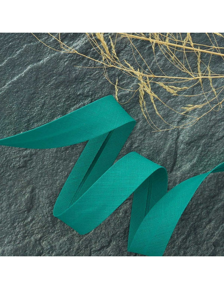 Biais tout textile polycoton - Vert Malachite