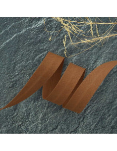 Biais tout textile polycoton - Marron clair