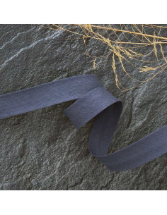 Cinta al bies de policotón - Gris oscuro
