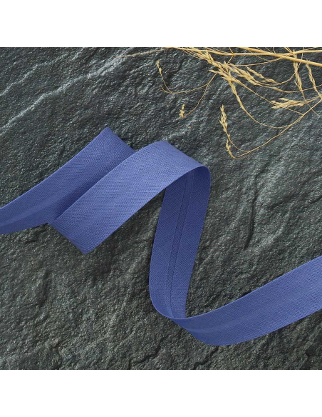 Biais tout textile polycoton - Lavande