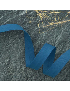 Biais tout textile polycoton - Bleu nuit