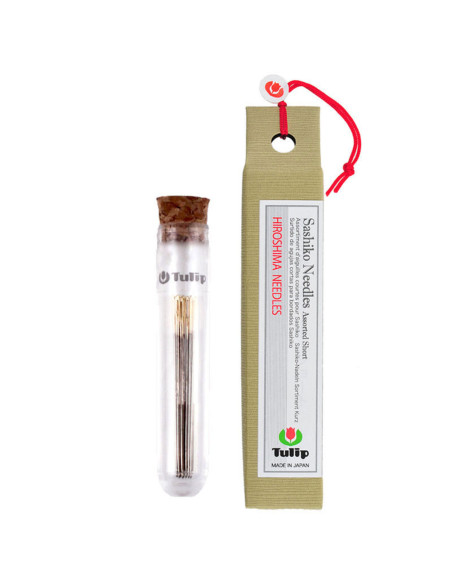 Tubo de 6 agujas sashiko Tulip - Surtido cortas