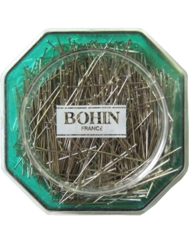 Caja de 50 grs de alfileres extrafinos Bohin