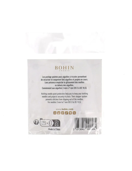 Protector de puntas modelo manos para agujas del n.º 3.00 a 7.00 Bohin