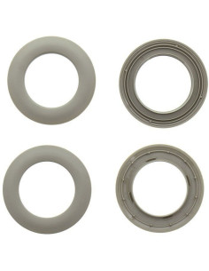 Lote de 8 ojales para cortinas Ø44 mm - Mate - Lino 2