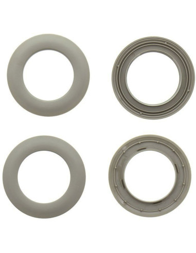 Lote de 8 ojales para cortinas Ø44 mm - Mate - Lino